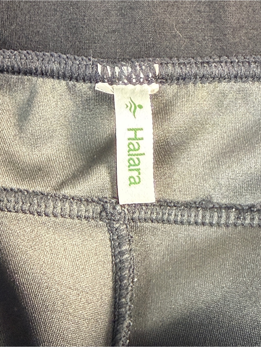 Halara Black Wide Leg Pleated Pants Small High Rise Pull On Career Lounge - Picture 4 of 8